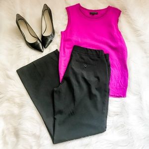 Express Wide Leg Pinstripe Editor Pants Size 12